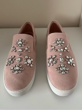 Michael Kors Embellished Keaton Slip Ons
